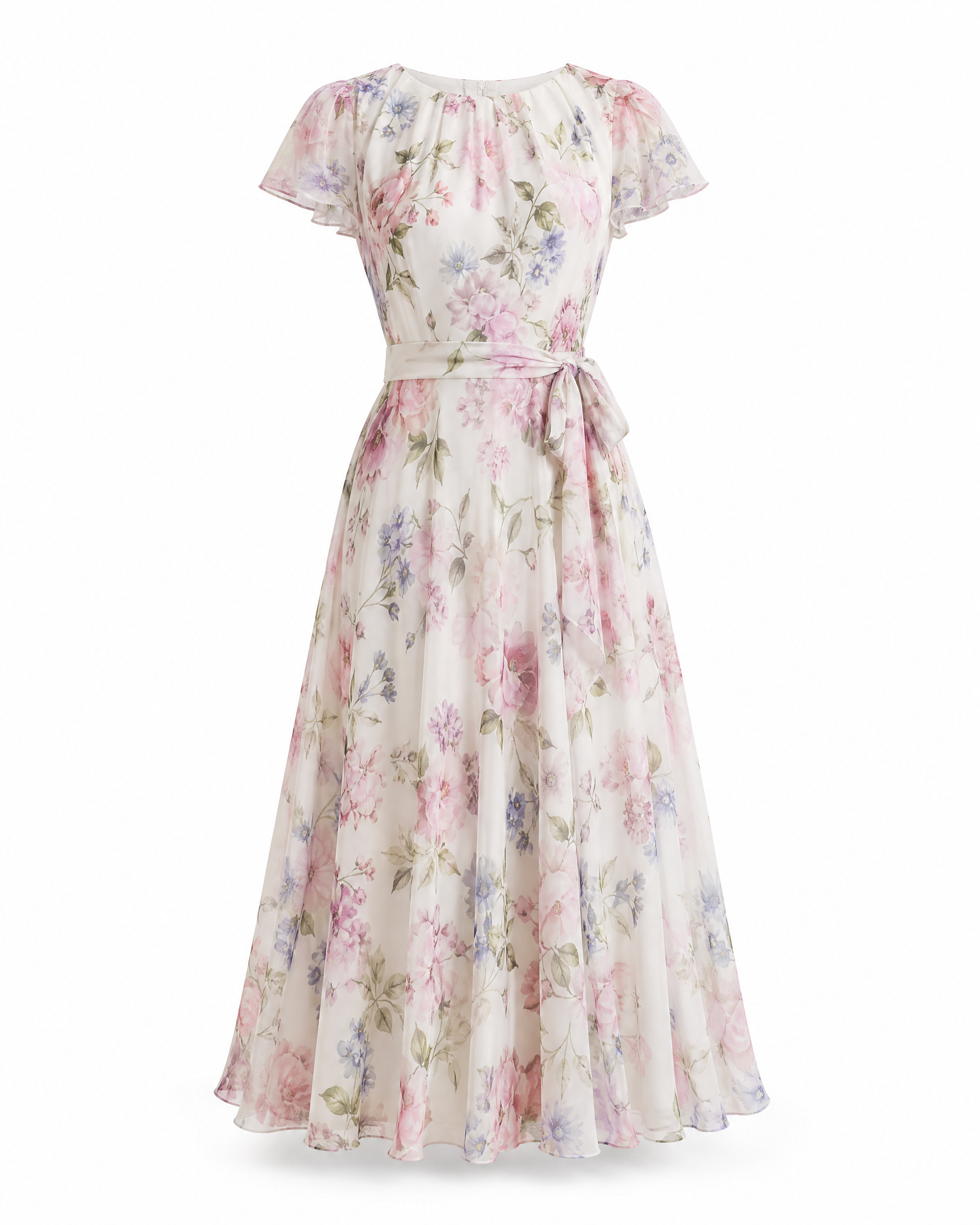 Floral Summer Midi Dress